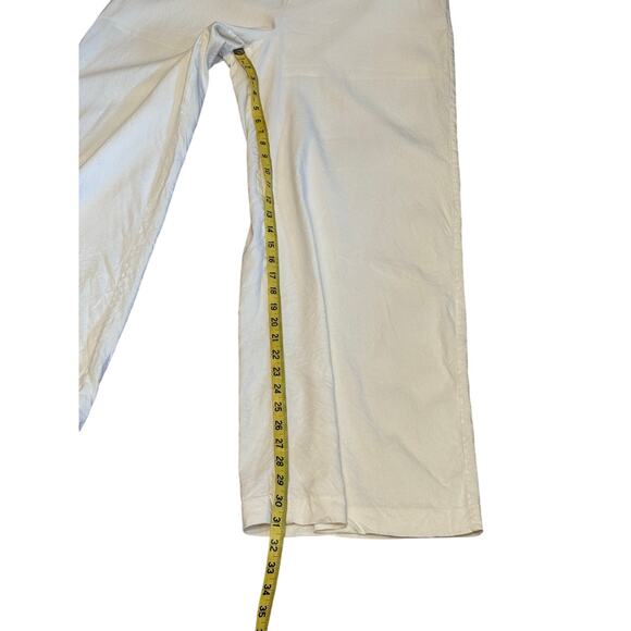 Guess Women's 10 Kora White Linen blend backless jumpsuit Classic Formal Party - Picture 13 of 14